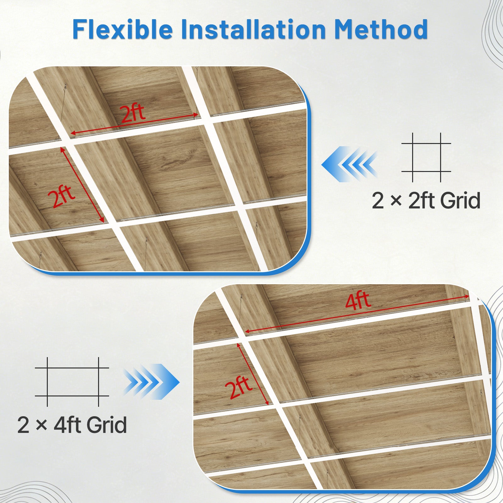 Complete Grid Kit White 64 Sq Ft