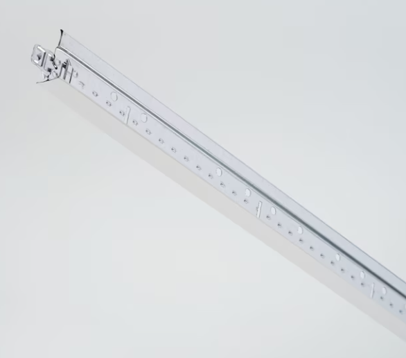 LooYee 50 PCS 72 Inch Galvanized Steel White Main Beam Cross Tee Drop Ceiling Grid System