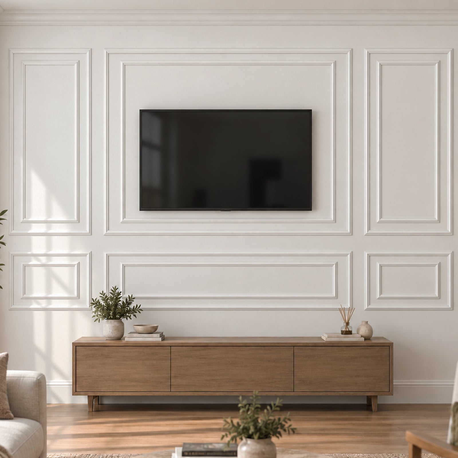 LooYee 3 Set Peel and Stick Double Layer Wall Molding Kit